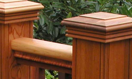 Wooden Post Caps - Sequoia Building Supply